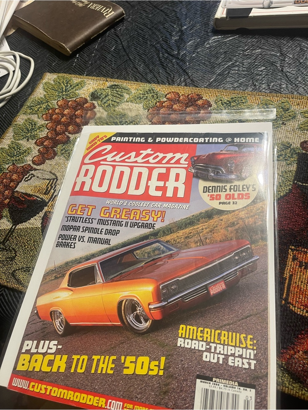 Custom Rodder March 2004, Americruise, 50 Olds, Caprice, Buick, Impala